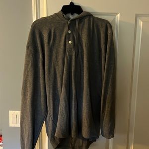 Men’s American Eagle Henley with a Hood.